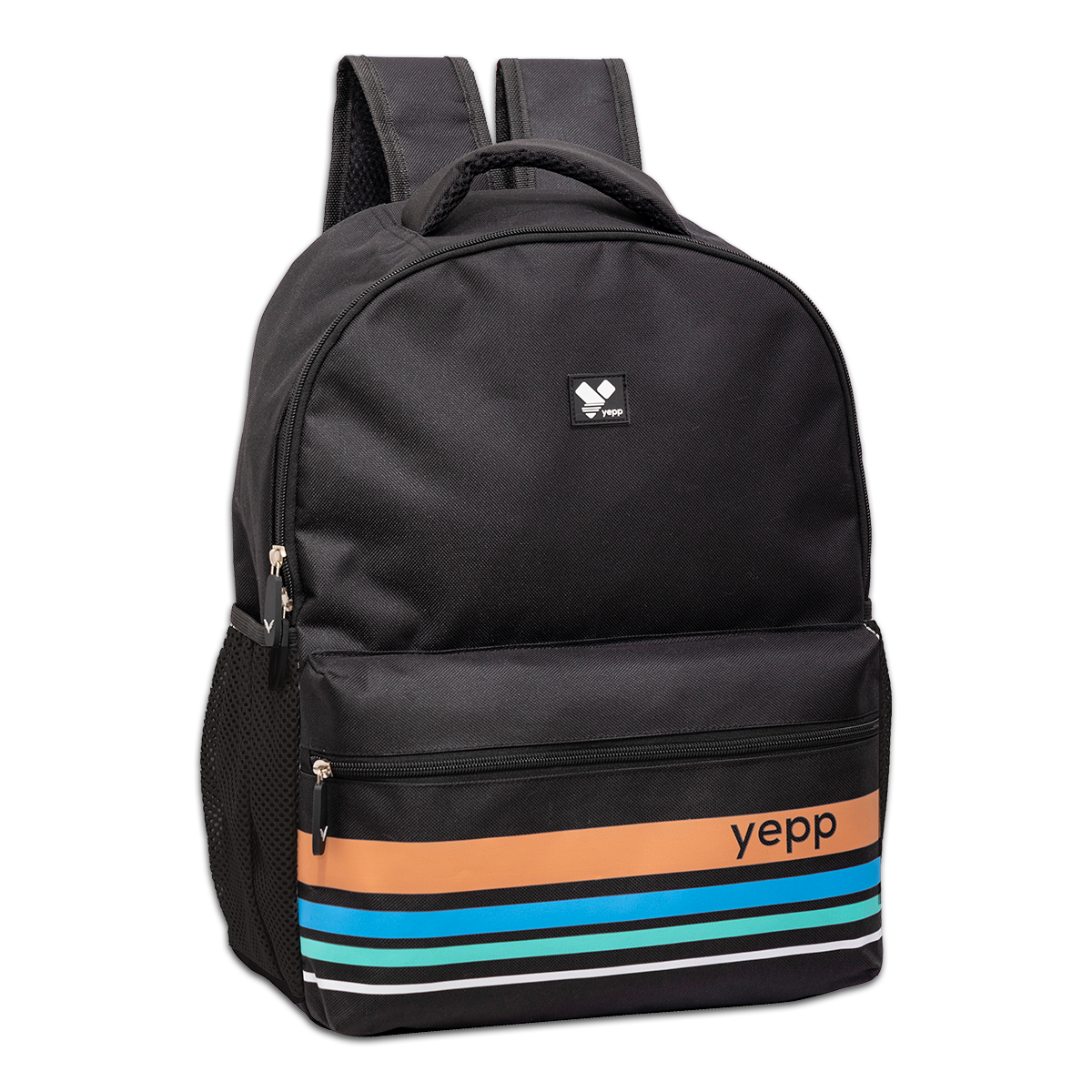 Mochila Reforçada Masculina Yepp Juvenil 3 Cores - 17 Litros - Preta