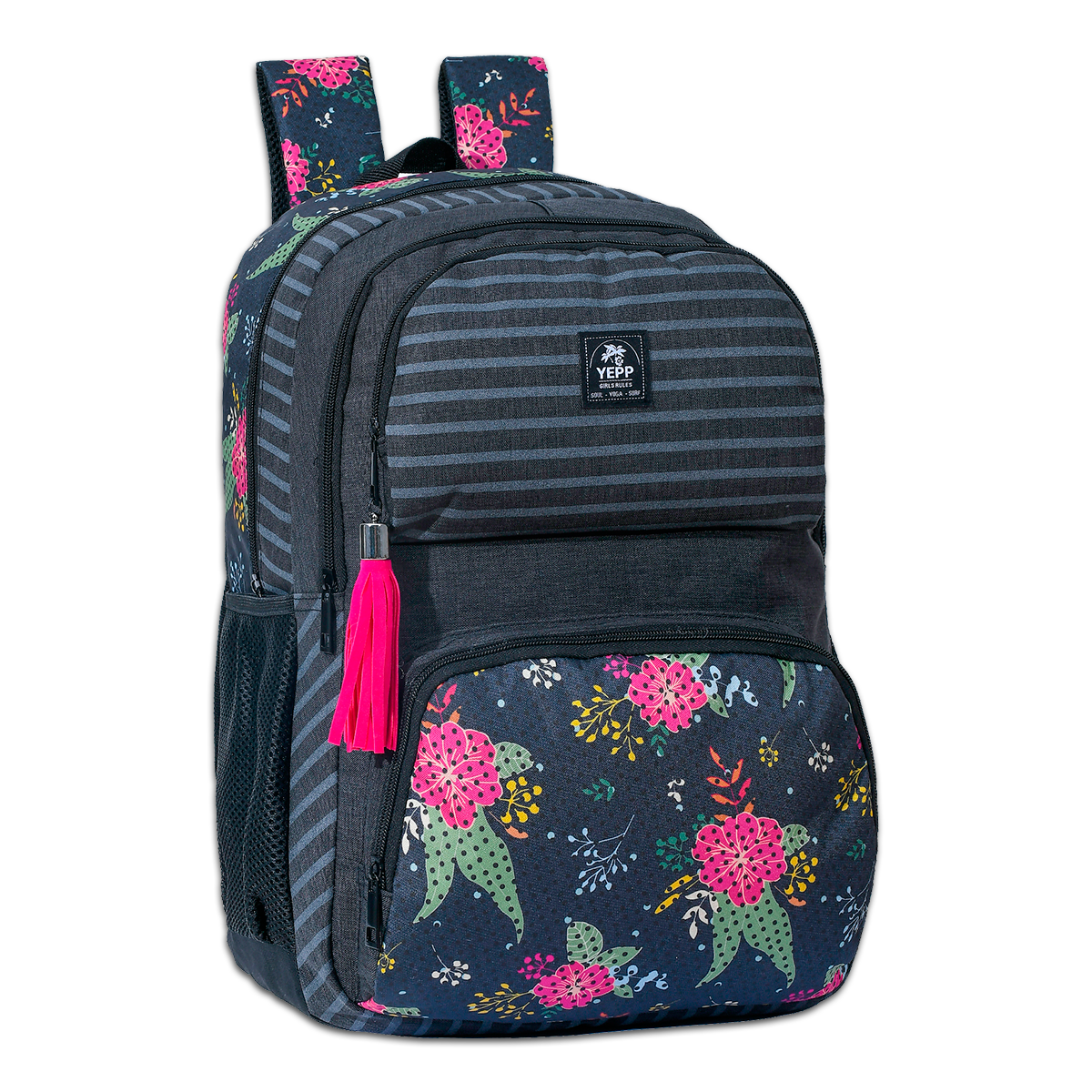 Mochila Feminina Florida - 3 Cores - Yepp - Preto