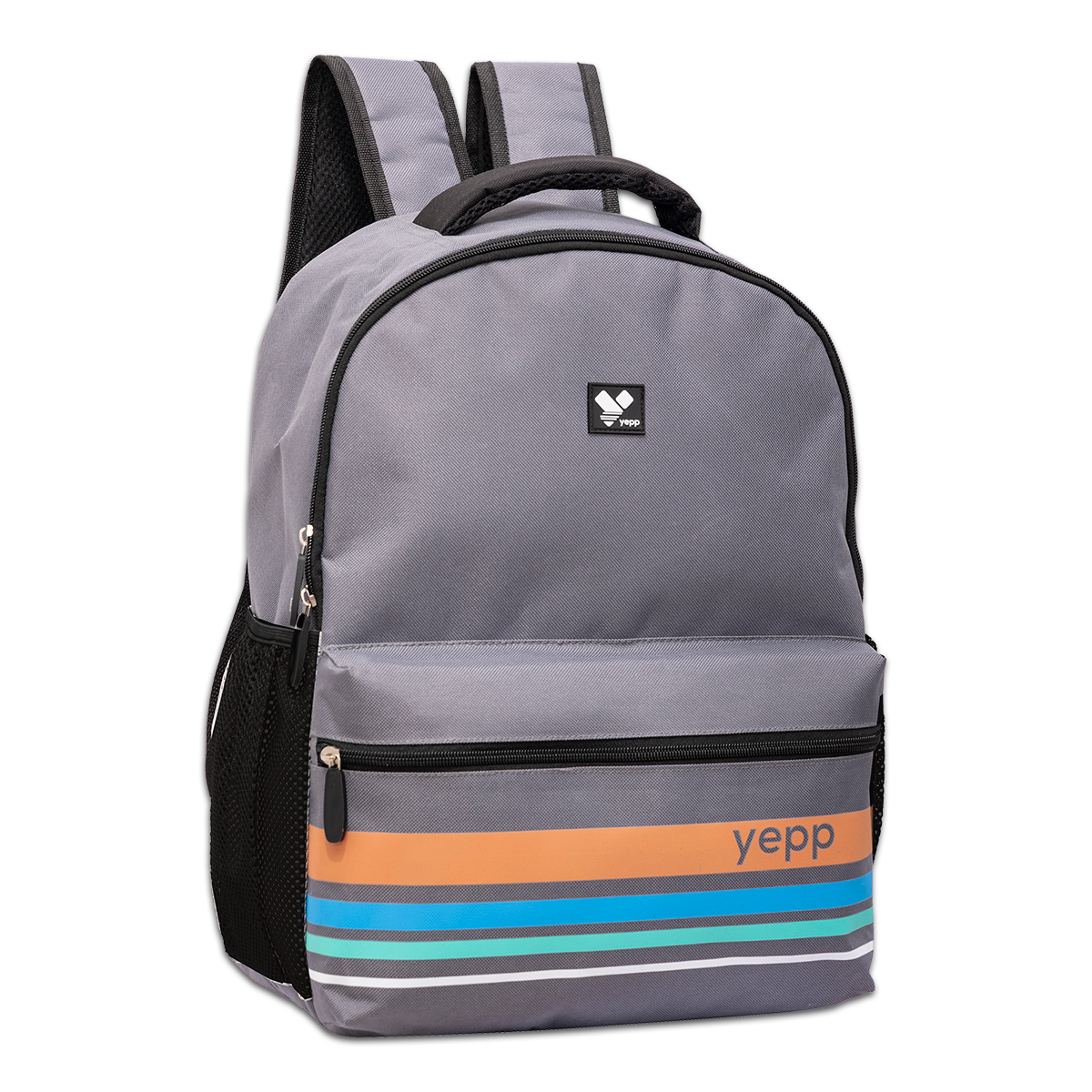 Mochila Reforçada Masculina Yepp Juvenil 3 Cores - 17 Litros - Cinza