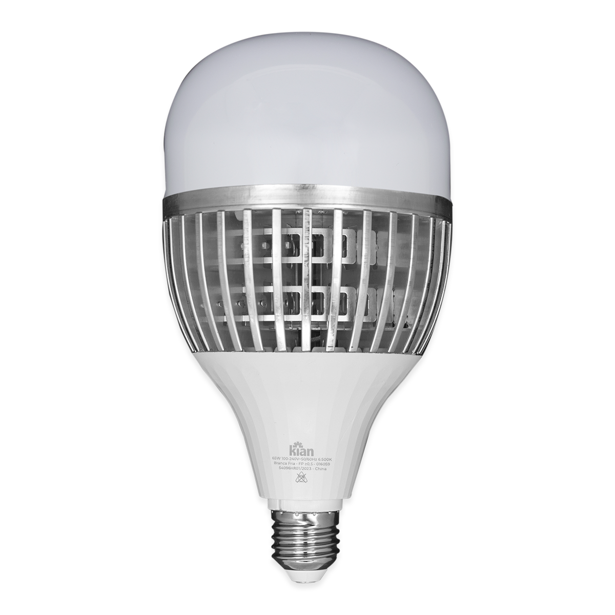 Lâmpada Ultra Led Bulbo T 65w Branca Fria Bivolt - Kian