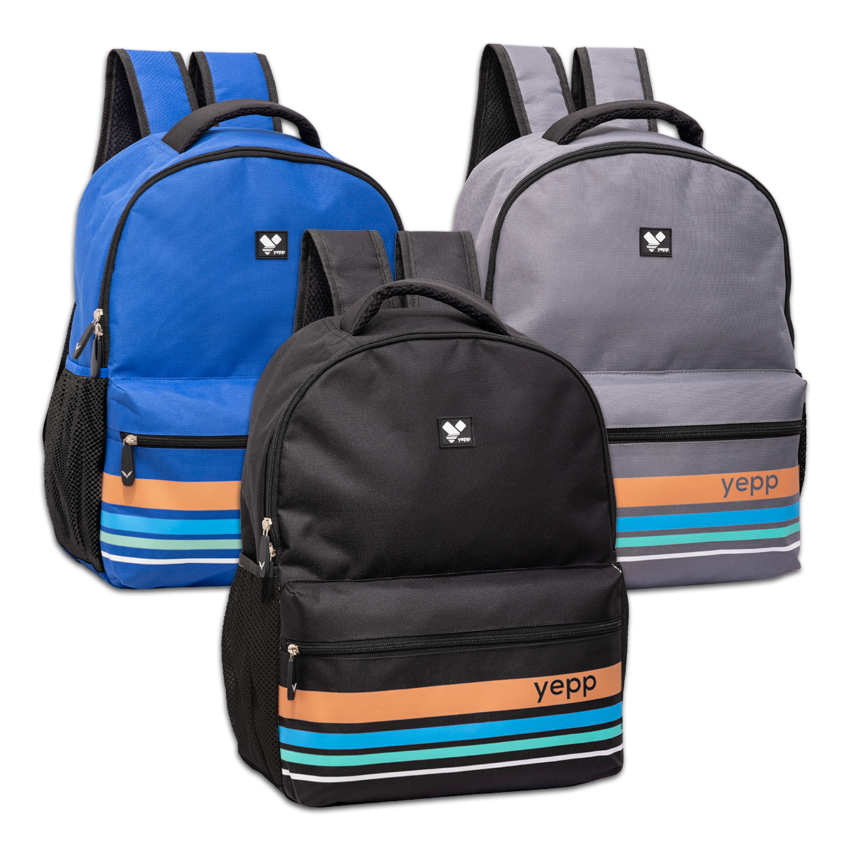 Mochila Reforçada Masculina Yepp Juvenil 3 Cores - 17 Litros