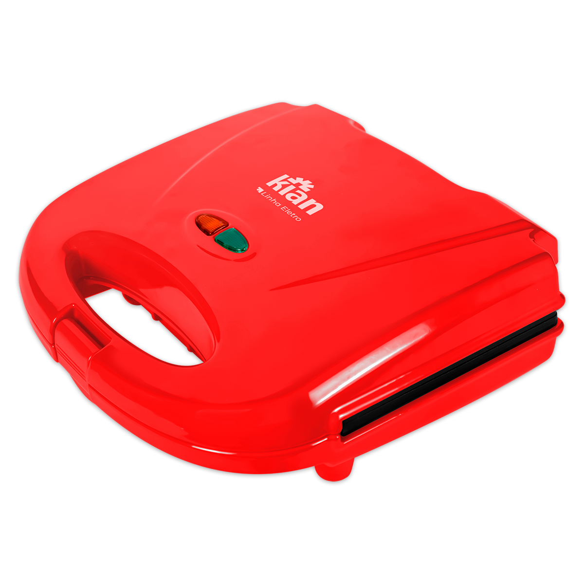 Sanduicheira Grill Preta ou Vermelha 750w - Kian - 220V - Vermelha