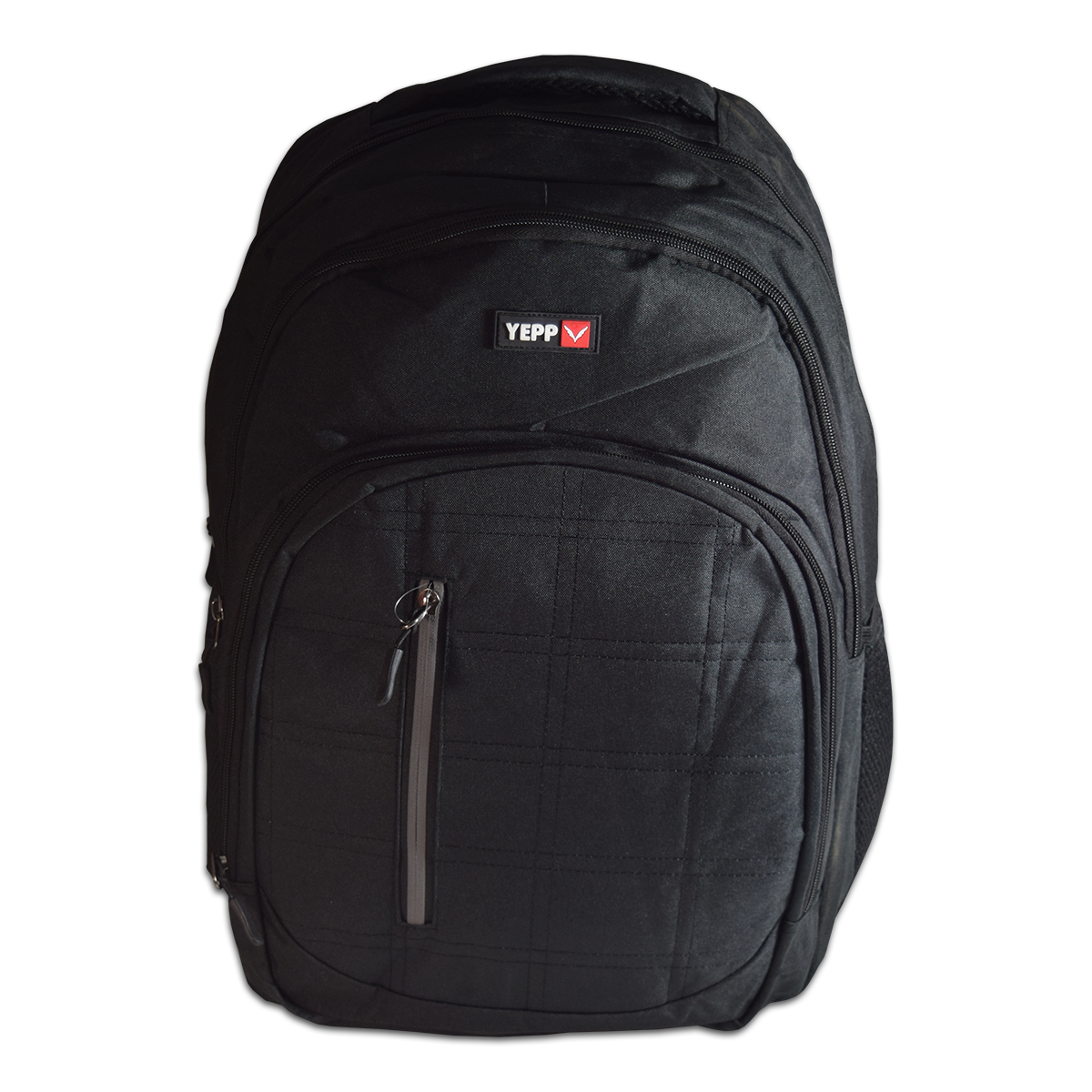 Mochila Masculina Reforçada Esportiva 3 Cores Yepp - 21 Litros - Preto