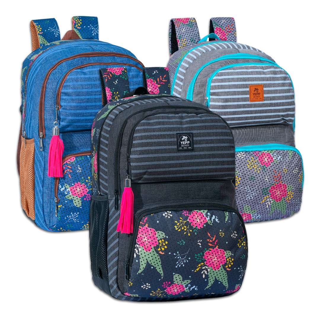 Mochila Feminina Florida - 3 Cores - Yepp