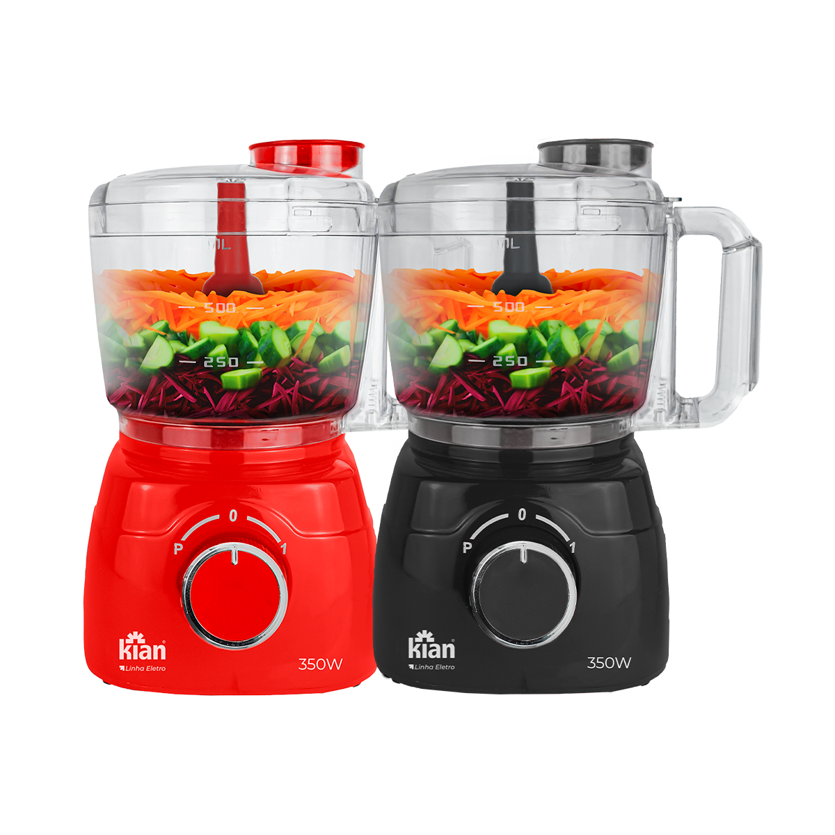 Processador Turbo Lâminas em Inox - 350W - Kian