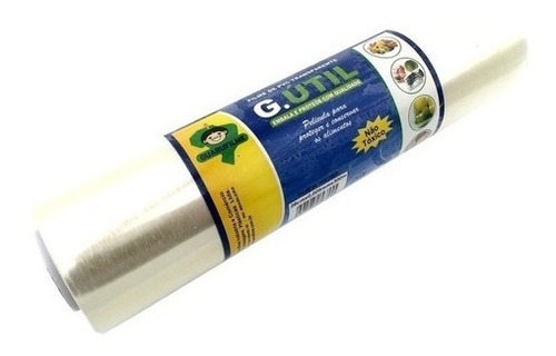 Rolo Filme Pvc Transparente Bobina Resinite 28x300 Metros