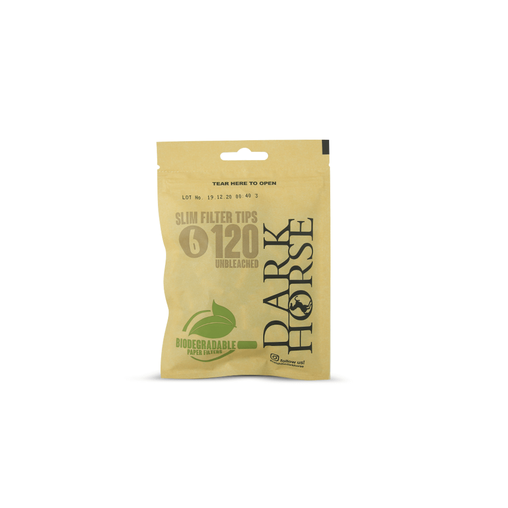 Filtro Dark Horse 6mm Biodegradável — Piteiras/ filtros