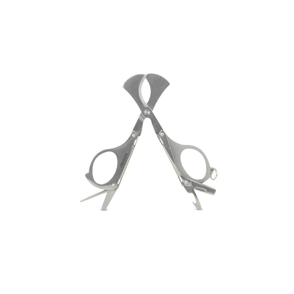 Tesoura Multi-Tool Dobrável de Charutos Xikar MTX Chrome — Cortador/Furador