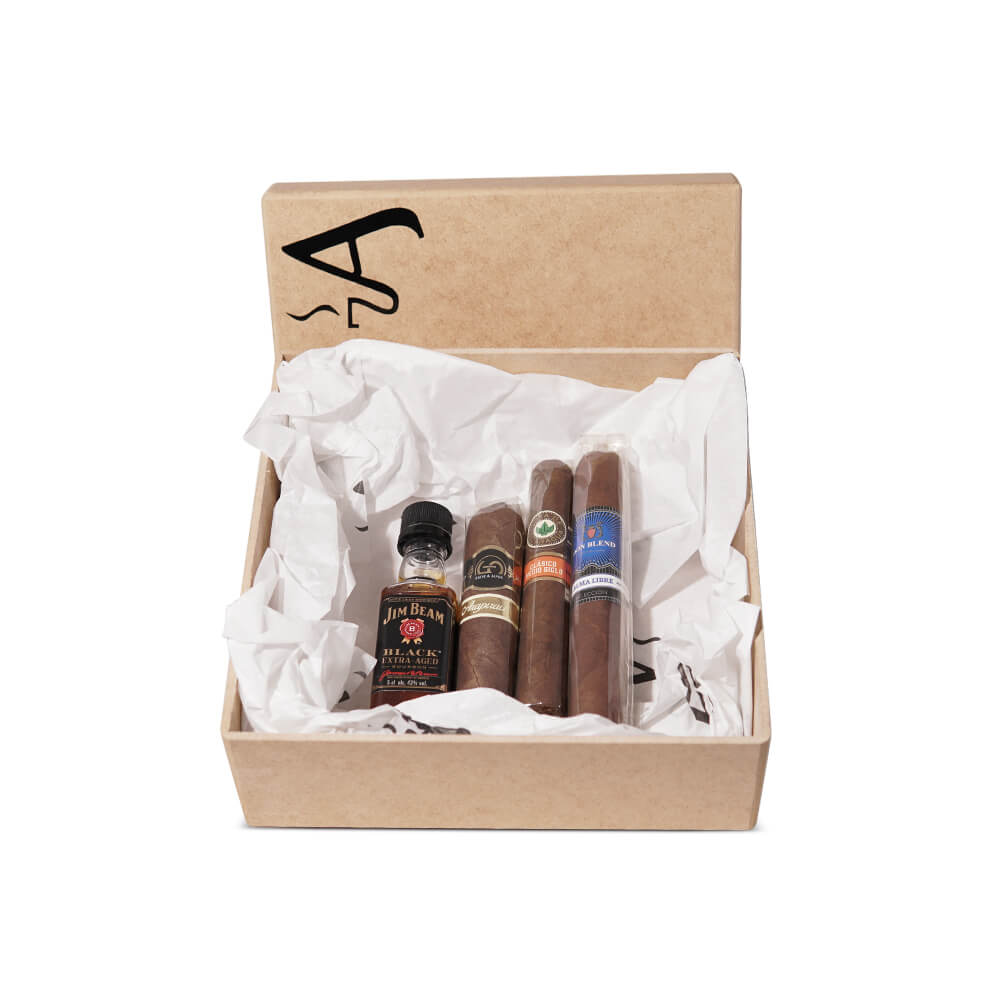 Kit Charutos + Jim Beam Black Extra Aged 50ml