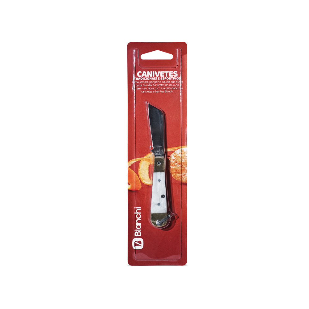 Canivete Bianchi Rog Latão/Acrílico 2 3/8" (10308/11 BR)