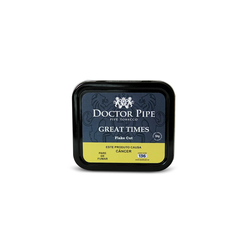 Tabaco Para Cachimbo Doctor Pipe 50g Great Times Flake