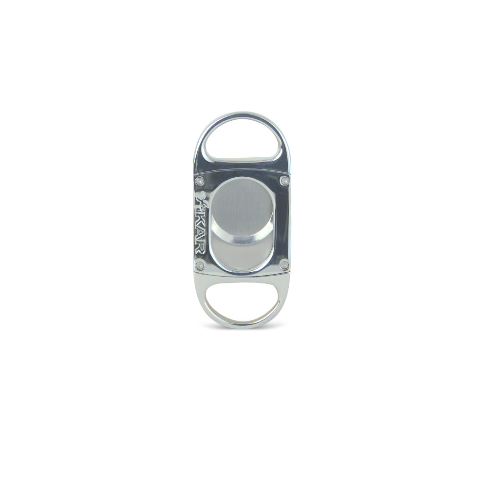 Cortador De Charuto Xikar M8 Lâmina Dupla Metal Silver — Cortador/Furador