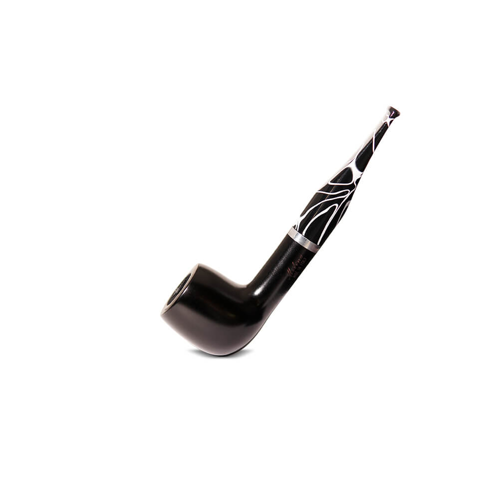 Cachimbo Molina Italia Black White (20181)