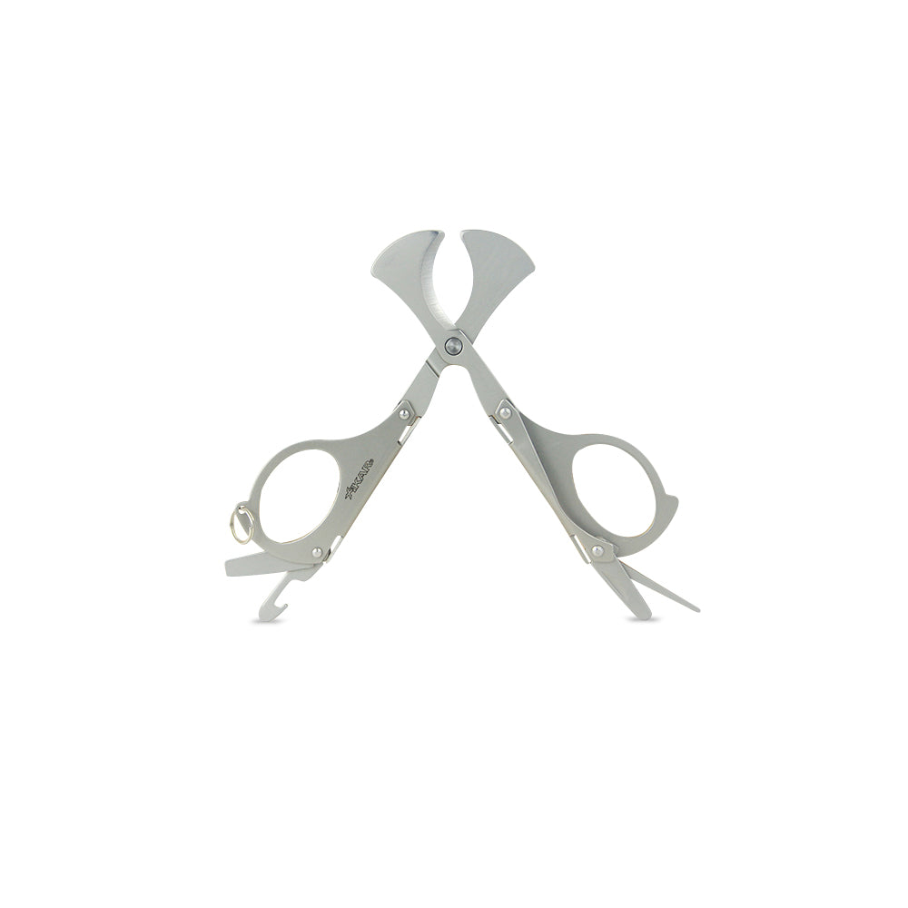 Tesoura Multi-Tool Dobrável de Charutos Xikar MTX Bead Blast — Cortador/Furador