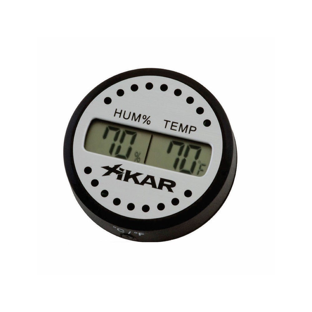 Higrômetro Digital Xikar Puro Temp Round — Higrômetro