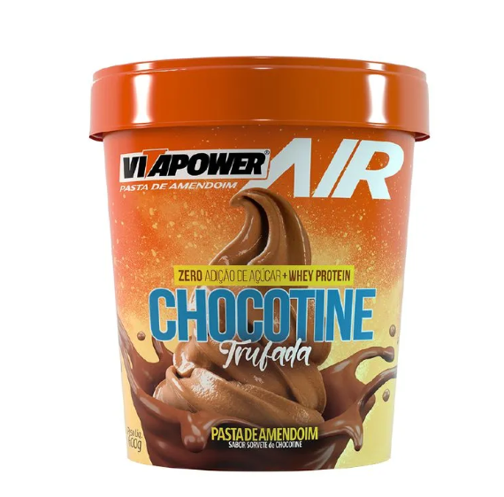 Foto de Pasta VitaPower Air Pote 600g Vitafor - Sorvete Chocotine Trufada
