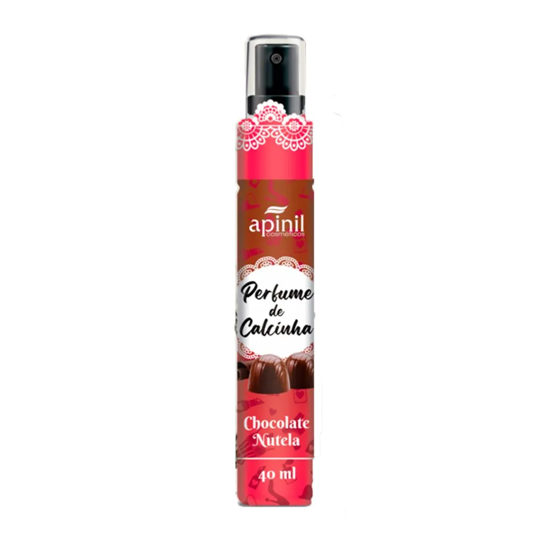 Perfume De Calcinha 40ml Apinil Cosméticos - Chocolate Nutela