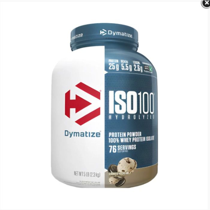 Iso 100 Hydrolyzed Pote 2,3kg Dymatize - Cookies Cream