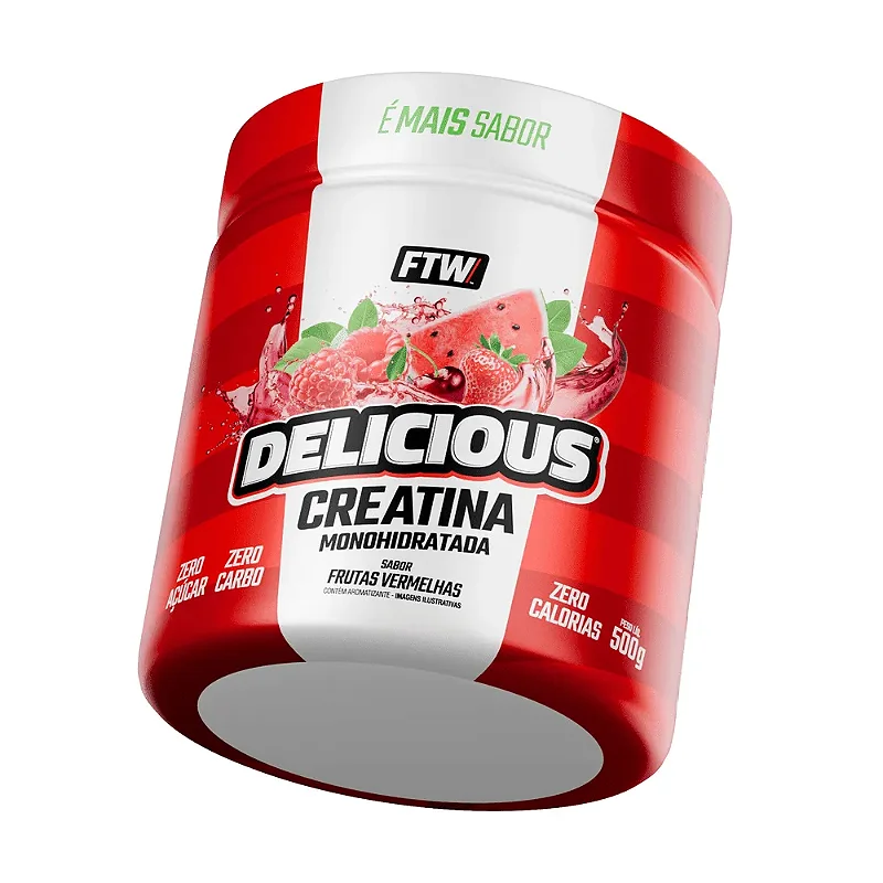 Foto de Delicious Creatina 500g Ftw - FRUTAS VERMELHAS