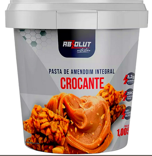 Foto de Pasta De Amendoim 1,005kg - Absolut Nutrition - Crocante
