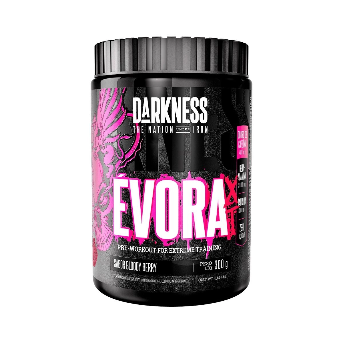 Foto de Pré Treino Evora Tx 300g Darkness  - Bloody Berry