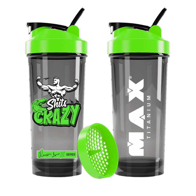 Coqueteleira 600ml Shits Crazy Fume Tampa Verde Max Titanium