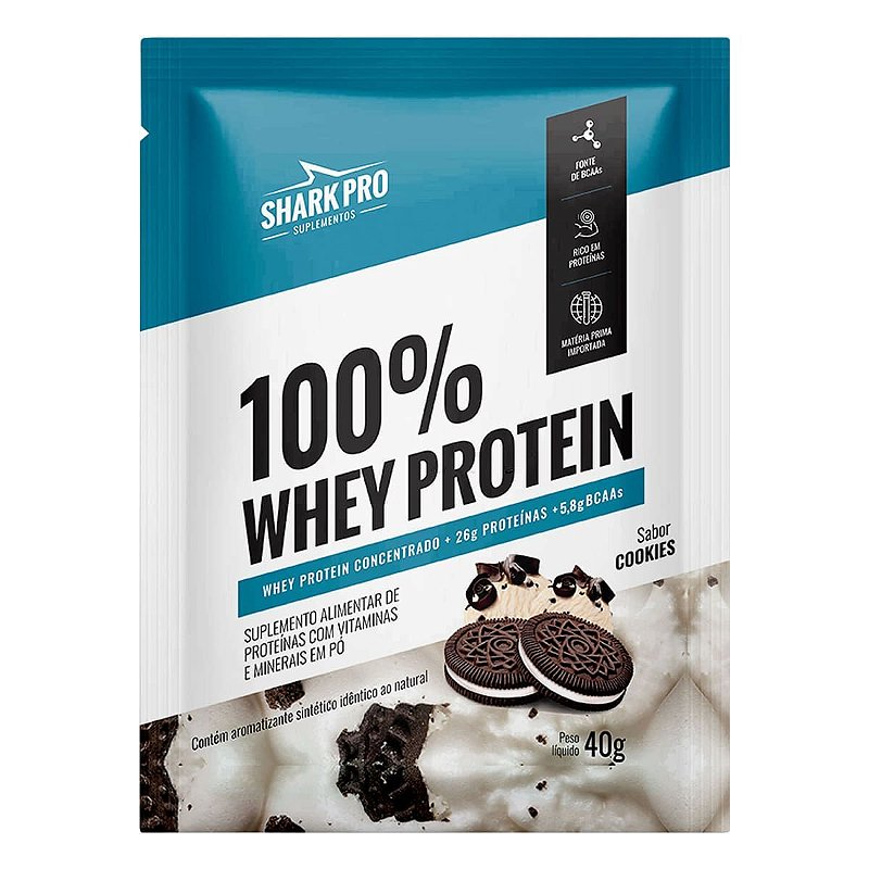 Sache 100% Whey 40g Cookies Shark Pro