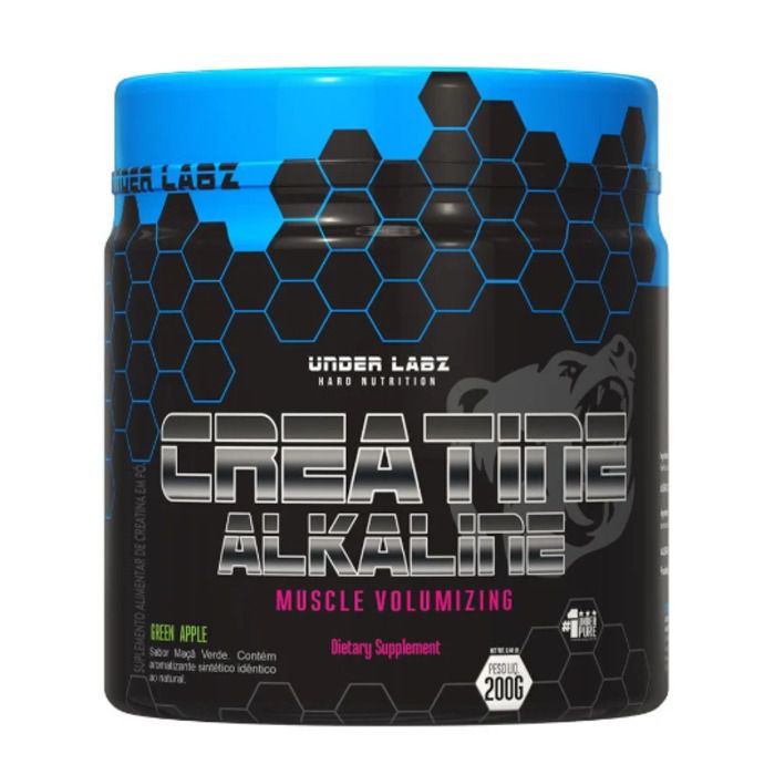 Creatine Alkaline 200g Green Apple Under Labz