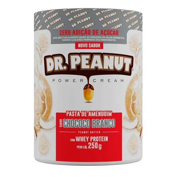 Foto de Pasta De Amendoim 250g Dr Peanut - Chococo Branco