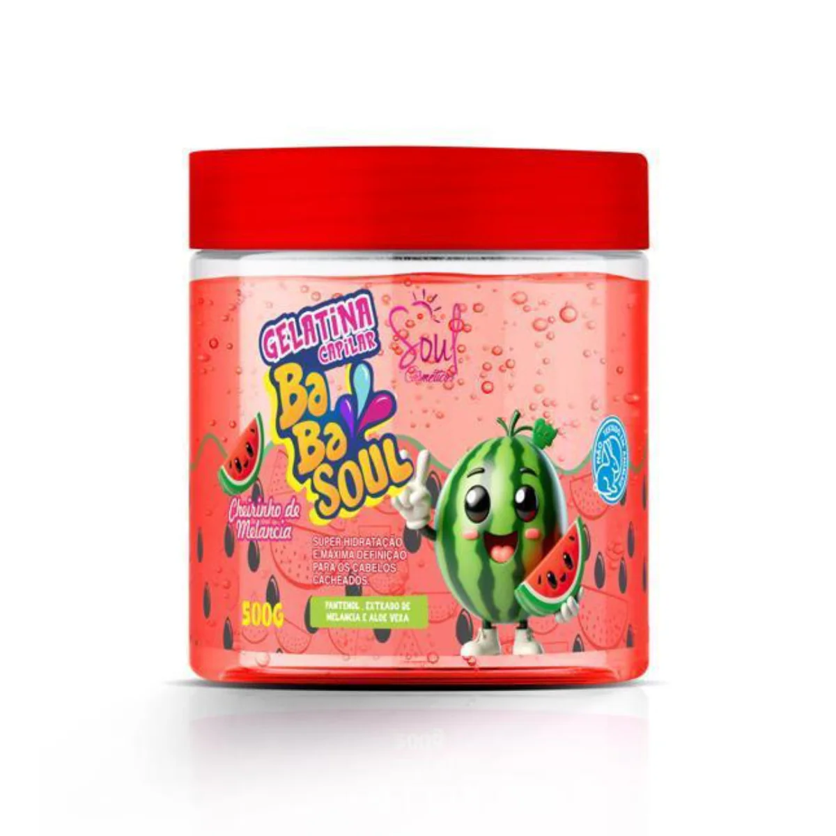 Gelatina Capilar 500g Soul Cosmétcos - Melancia