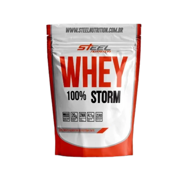 Whey 100% Storn Sache 32g Cookies Steel Nutrition