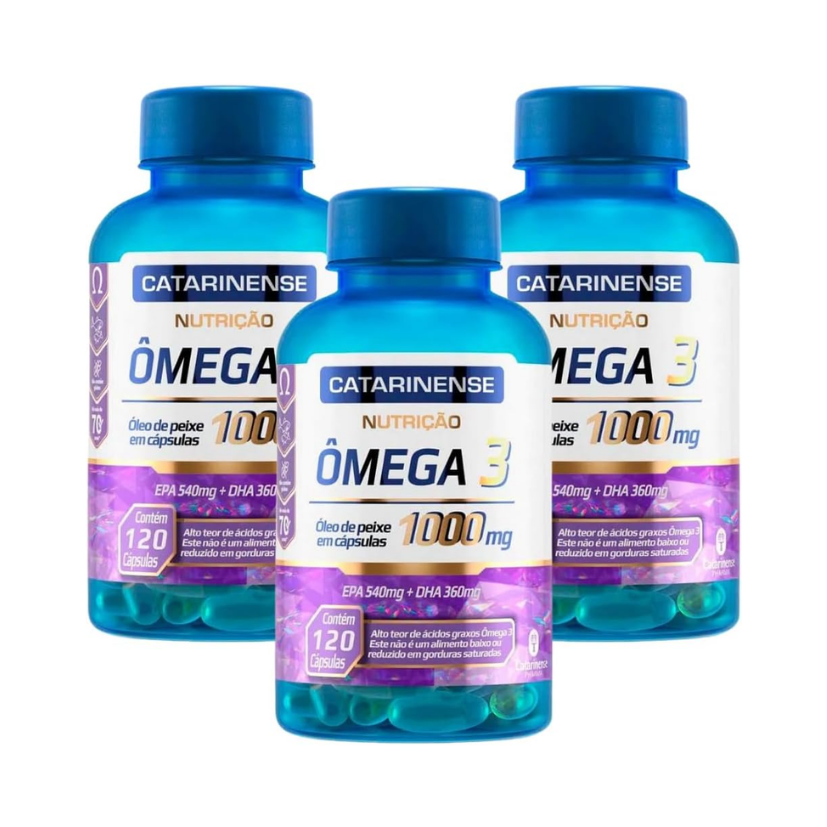 Kit Omega 3 1000mg 300 cps Laboratorio Catarinense