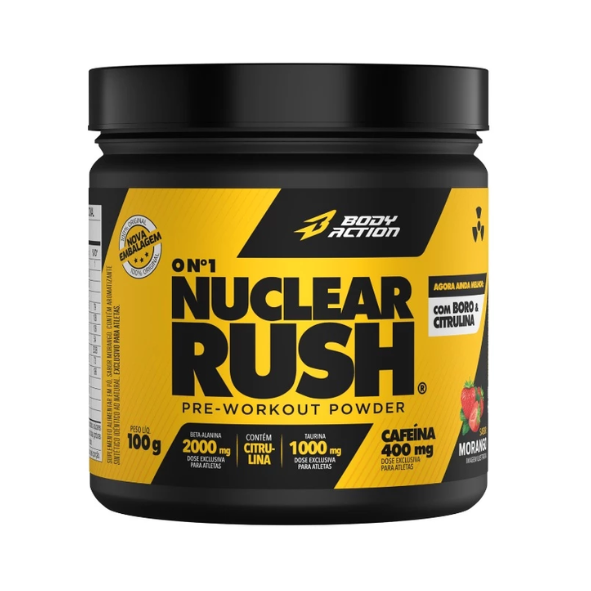 Foto de Nuclear Rush 100g BodyAction - Morango
