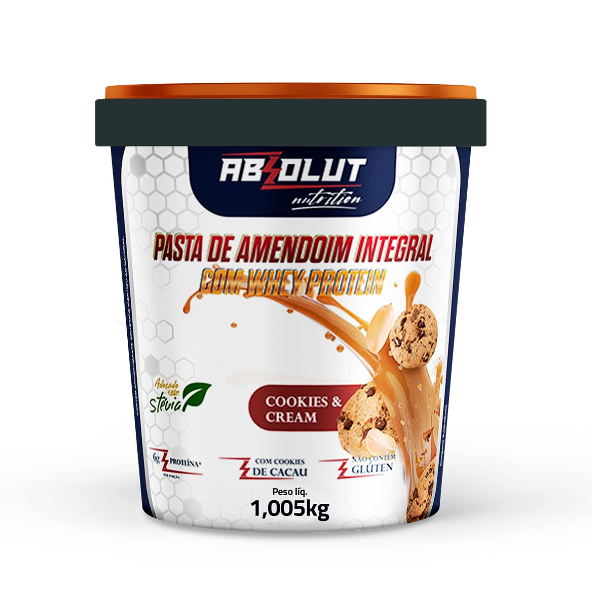 Pasta De Amendoim 1,005kg - Absolut Nutrition - Cookies