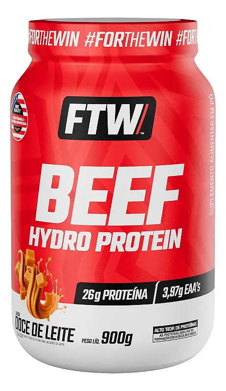Beef Hydro Protein Pote 900g Ftw - Doce De Leite