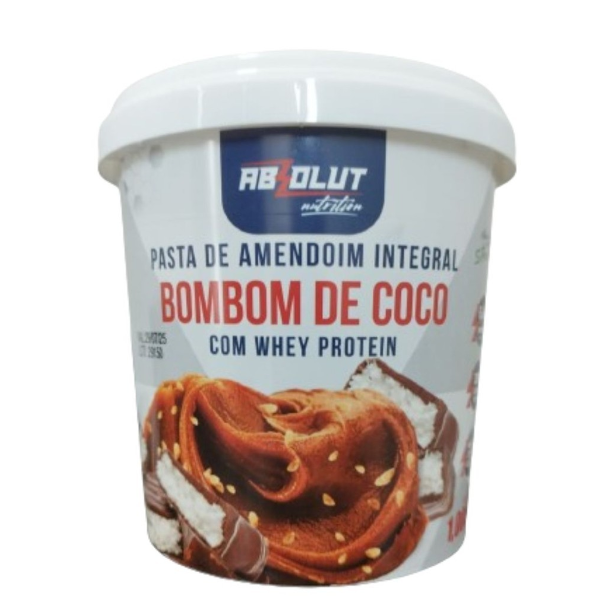 Pasta De Amendoim 1,005kg - Absolut Nutrition - Bombom