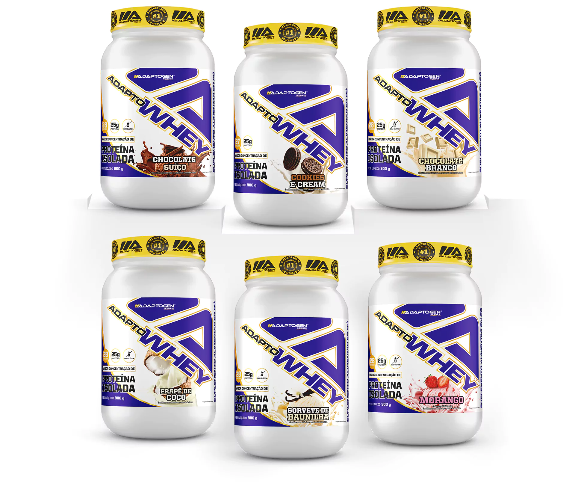 Foto de Adapto Whey Pote 900g Adaptogen