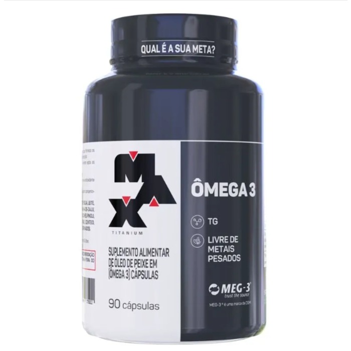 Foto de Ômega 3 90 Capsulas Max Titanium