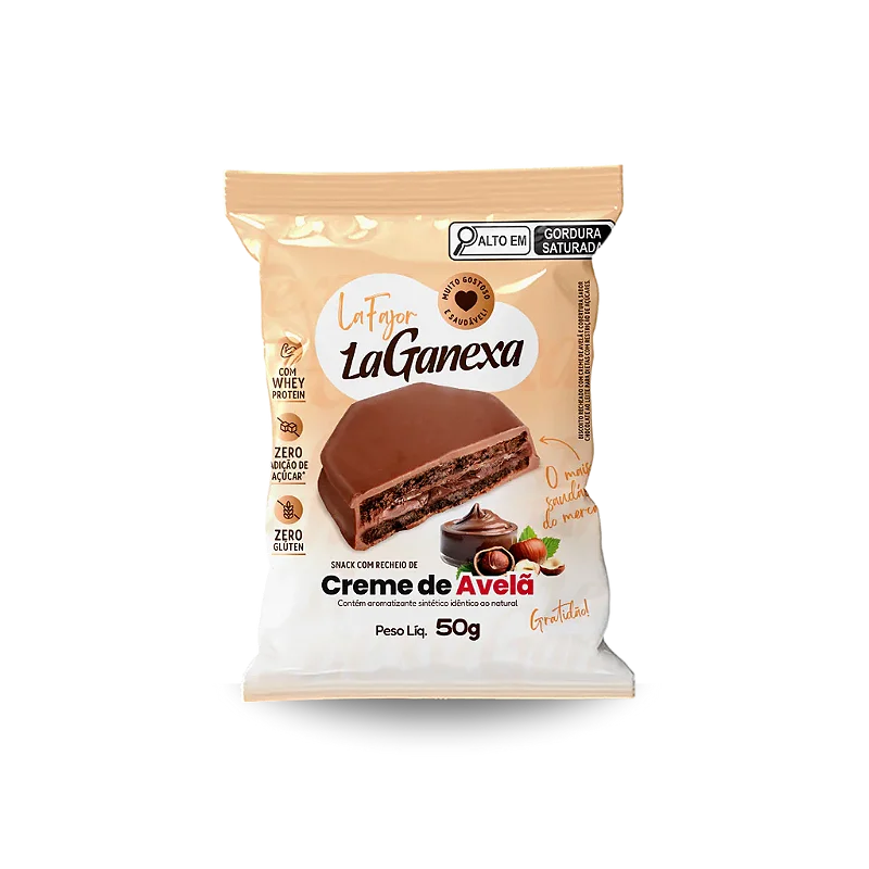 Alfajor 50g Avelã La Ganexa