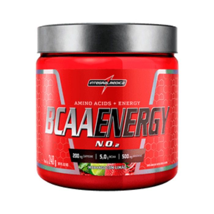 Bcaa Energy 240g Integralmédica - Morango Com Limão