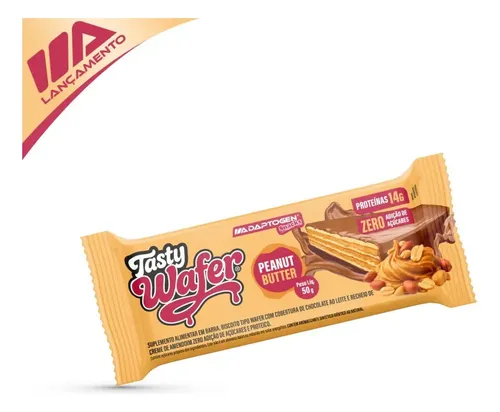 Foto de Tasty Wafer Slim 30g Peanut Butter Adaptogen