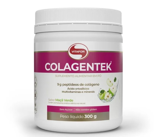 Colagentek 300g Vitafor - Maça Verde