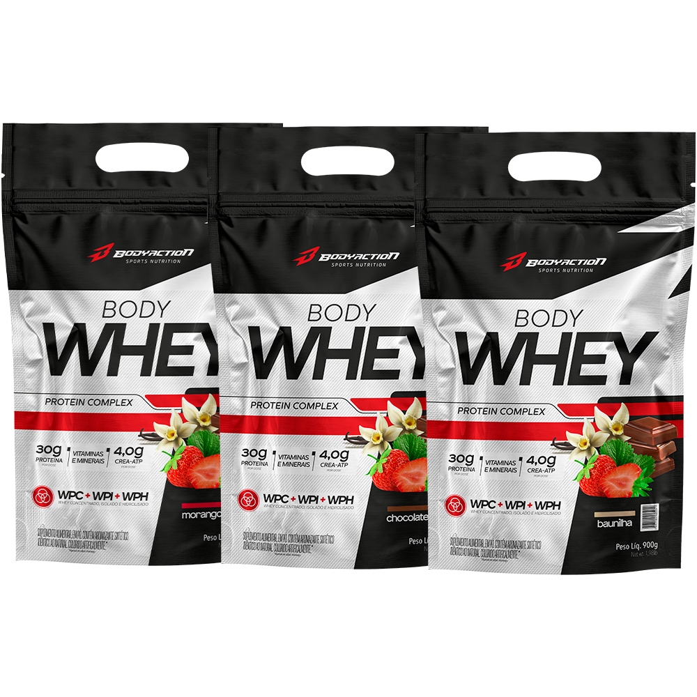 Foto de 100% Whey Prime Refil 900g BodyAction