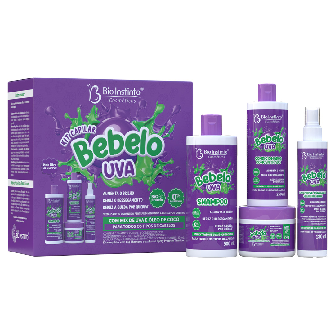 Foto de Kit Capilar Bebeloo Bio Instinto - Uva
