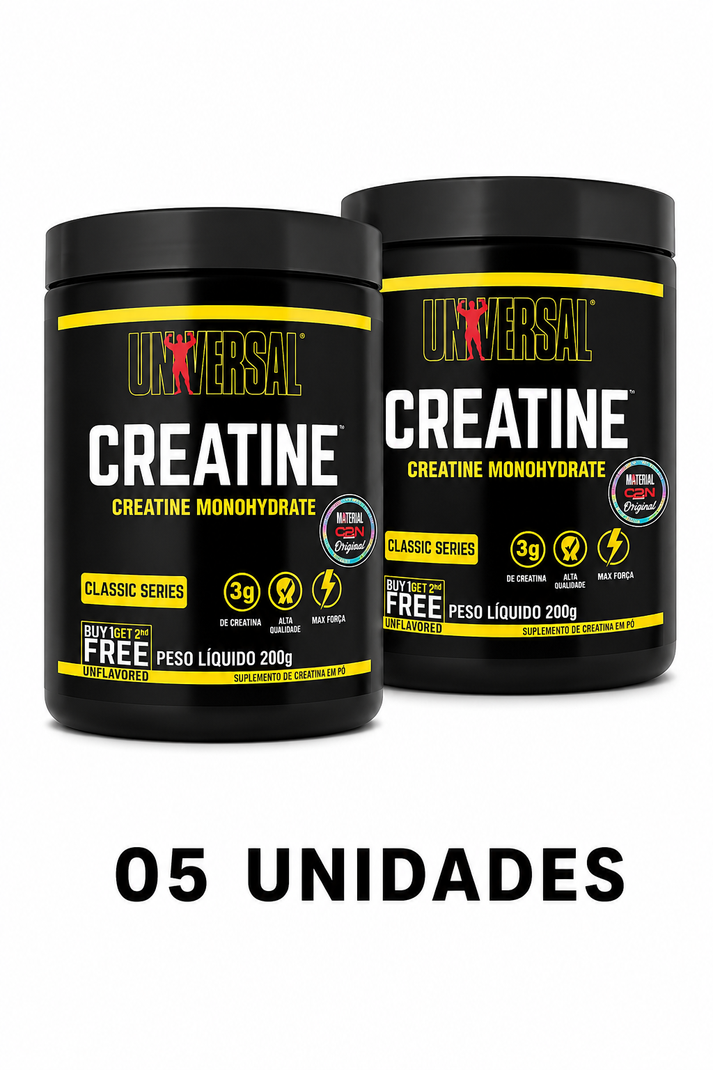 Combo - 6 Creatine Monohydrate Combo 200G + 200G Universal