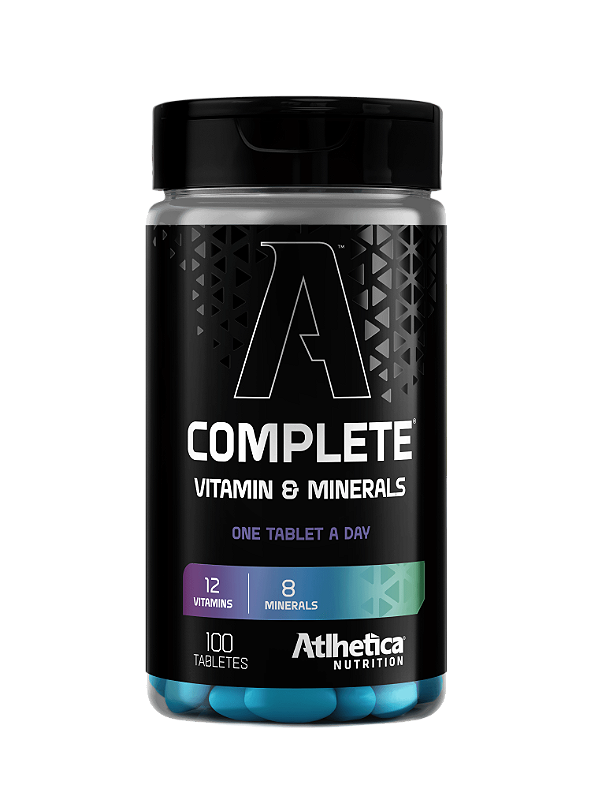 Foto de Complete Vitamin e Minerals 100 Tabletes Athletica Nutrition