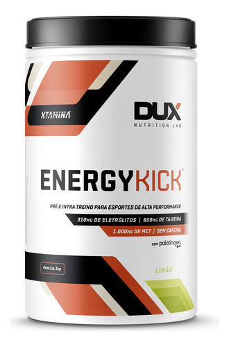 Energy Kick Pré E Intra Treino 1kg Sabores Dux Nutrition