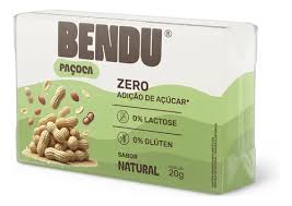 Paçoca 20g Natural Bendu