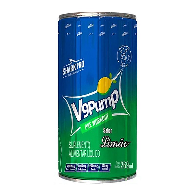 Foto de V9 Drink 269ml Shark Pro - Limao