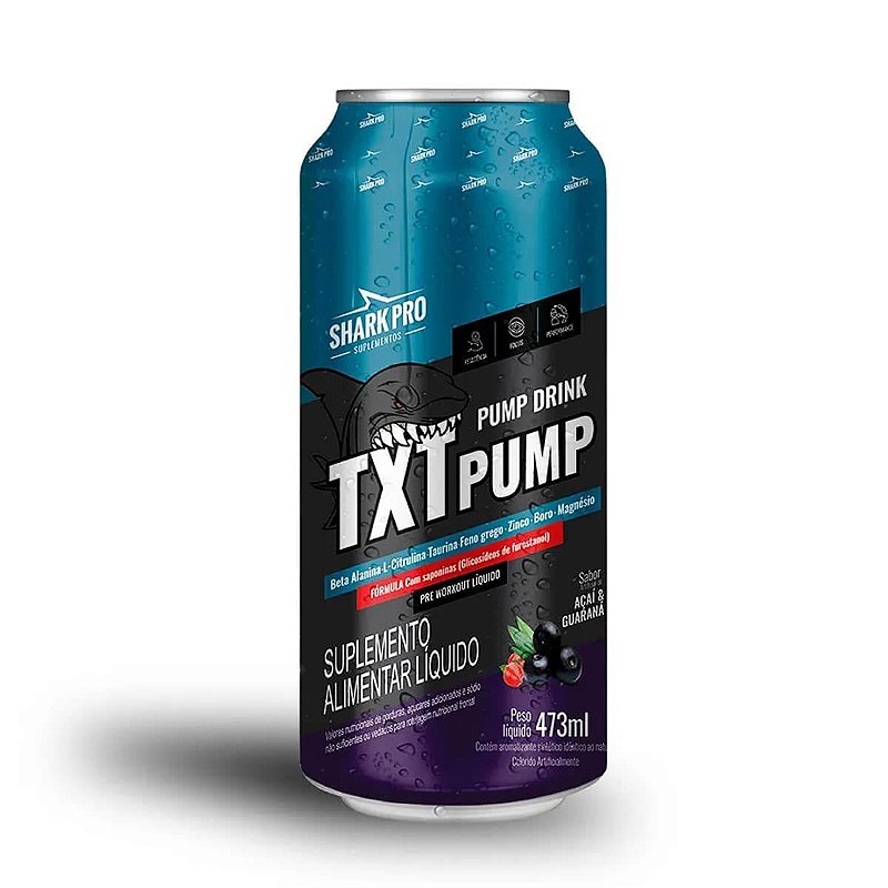 TXT Drink 473ml Shark Pro - Açai Com Guarana
